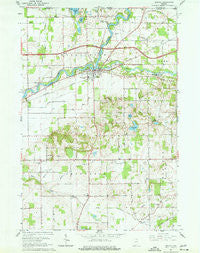 Bristol Indiana Historical topographic map, 1:24000 scale, 7.5 X 7.5 Minute, Year 1961