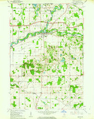 Bristol Indiana Historical topographic map, 1:24000 scale, 7.5 X 7.5 Minute, Year 1961