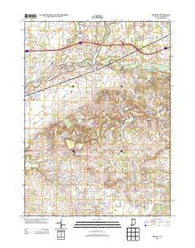 Bristol Indiana Historical topographic map, 1:24000 scale, 7.5 X 7.5 Minute, Year 2013