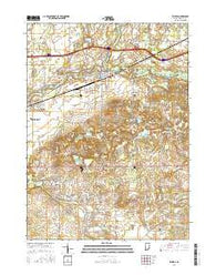 Bristol Indiana Current topographic map, 1:24000 scale, 7.5 X 7.5 Minute, Year 2016