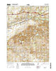Bristol Indiana Current topographic map, 1:24000 scale, 7.5 X 7.5 Minute, Year 2016