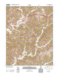 Bristow Indiana Historical topographic map, 1:24000 scale, 7.5 X 7.5 Minute, Year 2013