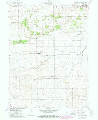 Brookston NW Indiana Historical topographic map, 1:24000 scale, 7.5 X 7.5 Minute, Year 1962