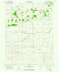 Brookston NW Indiana Historical topographic map, 1:24000 scale, 7.5 X 7.5 Minute, Year 1962