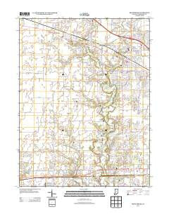 Brownsburg Indiana Historical topographic map, 1:24000 scale, 7.5 X 7.5 Minute, Year 2013