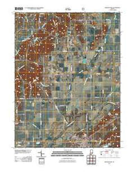 Brownstown Indiana Historical topographic map, 1:24000 scale, 7.5 X 7.5 Minute, Year 2010