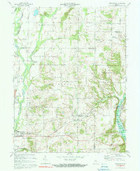 Brownsville Indiana Historical topographic map, 1:24000 scale, 7.5 X 7.5 Minute, Year 1972