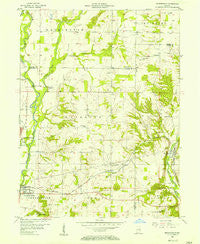 Brownsville Indiana Historical topographic map, 1:24000 scale, 7.5 X 7.5 Minute, Year 1956