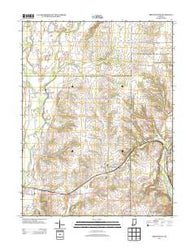 Brownsville Indiana Historical topographic map, 1:24000 scale, 7.5 X 7.5 Minute, Year 2013