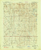 Bucktown Indiana Historical topographic map, 1:24000 scale, 7.5 X 7.5 Minute, Year 1944