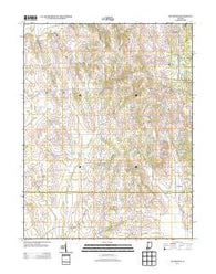 Bucktown Indiana Historical topographic map, 1:24000 scale, 7.5 X 7.5 Minute, Year 2013