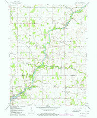 Buffalo Indiana Historical topographic map, 1:24000 scale, 7.5 X 7.5 Minute, Year 1962