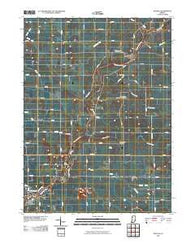 Buffalo Indiana Historical topographic map, 1:24000 scale, 7.5 X 7.5 Minute, Year 2010