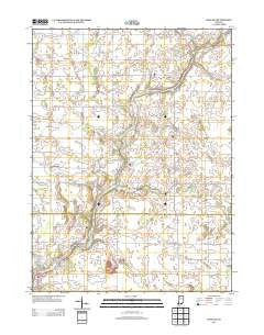 Buffalo Indiana Historical topographic map, 1:24000 scale, 7.5 X 7.5 Minute, Year 2013