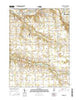 Bunker Hill Indiana Current topographic map, 1:24000 scale, 7.5 X 7.5 Minute, Year 2016