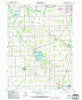 Burket Indiana Historical topographic map, 1:24000 scale, 7.5 X 7.5 Minute, Year 1961