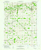 Burlington Indiana Historical topographic map, 1:24000 scale, 7.5 X 7.5 Minute, Year 1961