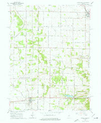 Burnettsville Indiana Historical topographic map, 1:24000 scale, 7.5 X 7.5 Minute, Year 1962
