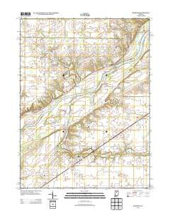 Burrows Indiana Historical topographic map, 1:24000 scale, 7.5 X 7.5 Minute, Year 2013