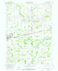 Butler East Indiana Historical topographic map, 1:24000 scale, 7.5 X 7.5 Minute, Year 1958