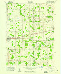 Butler East Indiana Historical topographic map, 1:24000 scale, 7.5 X 7.5 Minute, Year 1958