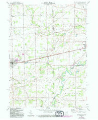 Butler East Indiana Historical topographic map, 1:24000 scale, 7.5 X 7.5 Minute, Year 1958