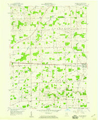 Butler West Indiana Historical topographic map, 1:24000 scale, 7.5 X 7.5 Minute, Year 1958