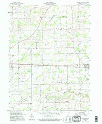 Butler West Indiana Historical topographic map, 1:24000 scale, 7.5 X 7.5 Minute, Year 1992