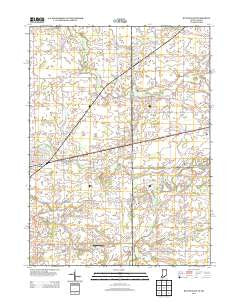 Butler East Indiana Historical topographic map, 1:24000 scale, 7.5 X 7.5 Minute, Year 2013