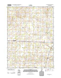 Butler West Indiana Historical topographic map, 1:24000 scale, 7.5 X 7.5 Minute, Year 2013