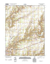 Butlerville Indiana Historical topographic map, 1:24000 scale, 7.5 X 7.5 Minute, Year 2013