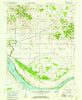 Caborn Indiana Historical topographic map, 1:24000 scale, 7.5 X 7.5 Minute, Year 1957