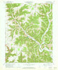 Canaan Indiana Historical topographic map, 1:24000 scale, 7.5 X 7.5 Minute, Year 1971