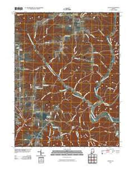 Canaan Indiana Historical topographic map, 1:24000 scale, 7.5 X 7.5 Minute, Year 2010