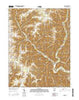 Canaan Indiana Current topographic map, 1:24000 scale, 7.5 X 7.5 Minute, Year 2016