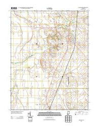 Carlisle Indiana Historical topographic map, 1:24000 scale, 7.5 X 7.5 Minute, Year 2013