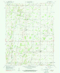 Carlos Indiana Historical topographic map, 1:24000 scale, 7.5 X 7.5 Minute, Year 1960