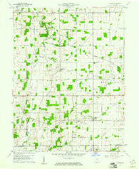 Carlos Indiana Historical topographic map, 1:24000 scale, 7.5 X 7.5 Minute, Year 1960