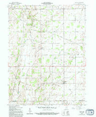 Carlos Indiana Historical topographic map, 1:24000 scale, 7.5 X 7.5 Minute, Year 1960