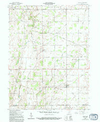Carlos Indiana Historical topographic map, 1:24000 scale, 7.5 X 7.5 Minute, Year 1960