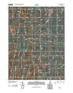 Carlos Indiana Historical topographic map, 1:24000 scale, 7.5 X 7.5 Minute, Year 2010
