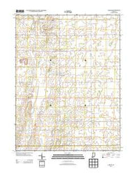 Carlos Indiana Historical topographic map, 1:24000 scale, 7.5 X 7.5 Minute, Year 2013