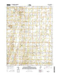 Carlos Indiana Current topographic map, 1:24000 scale, 7.5 X 7.5 Minute, Year 2016