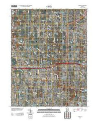 Carmel Indiana Historical topographic map, 1:24000 scale, 7.5 X 7.5 Minute, Year 2010