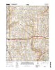Carmel Indiana Current topographic map, 1:24000 scale, 7.5 X 7.5 Minute, Year 2016