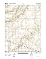 Carthage Indiana Historical topographic map, 1:24000 scale, 7.5 X 7.5 Minute, Year 2013