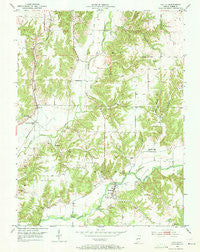 Catlin Indiana Historical topographic map, 1:24000 scale, 7.5 X 7.5 Minute, Year 1952
