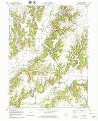 Catlin Indiana Historical topographic map, 1:24000 scale, 7.5 X 7.5 Minute, Year 1978