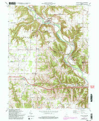 Cedar Grove Indiana Historical topographic map, 1:24000 scale, 7.5 X 7.5 Minute, Year 1974