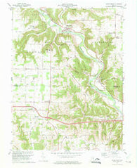 Cedar Grove Indiana Historical topographic map, 1:24000 scale, 7.5 X 7.5 Minute, Year 1974